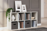 Prime Furniture - Ashley Furniture - Aprilyn Eight Cube Organizer - Eight Cube Organizer / White - EA1024-4X2